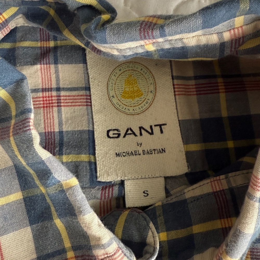 Gant By Michael Bastian Plaid Button Down Shirt S… - image 5